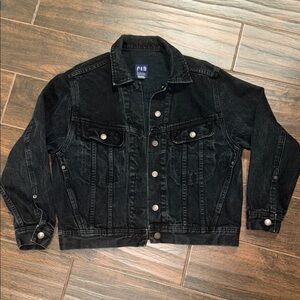 GAP Dark Black Denim Jacket